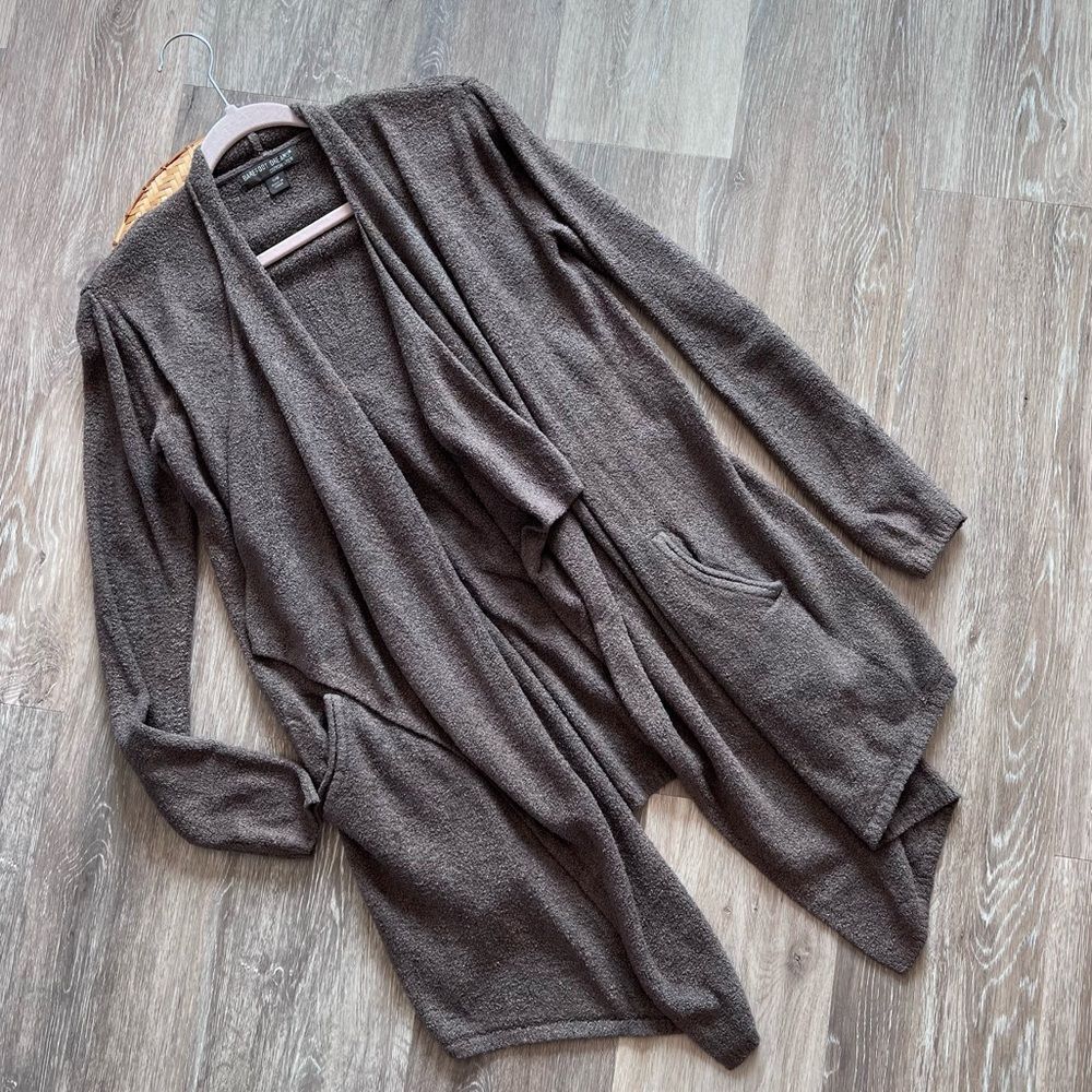 Barefoot dreams cozy chic open front cardigan women’s size S